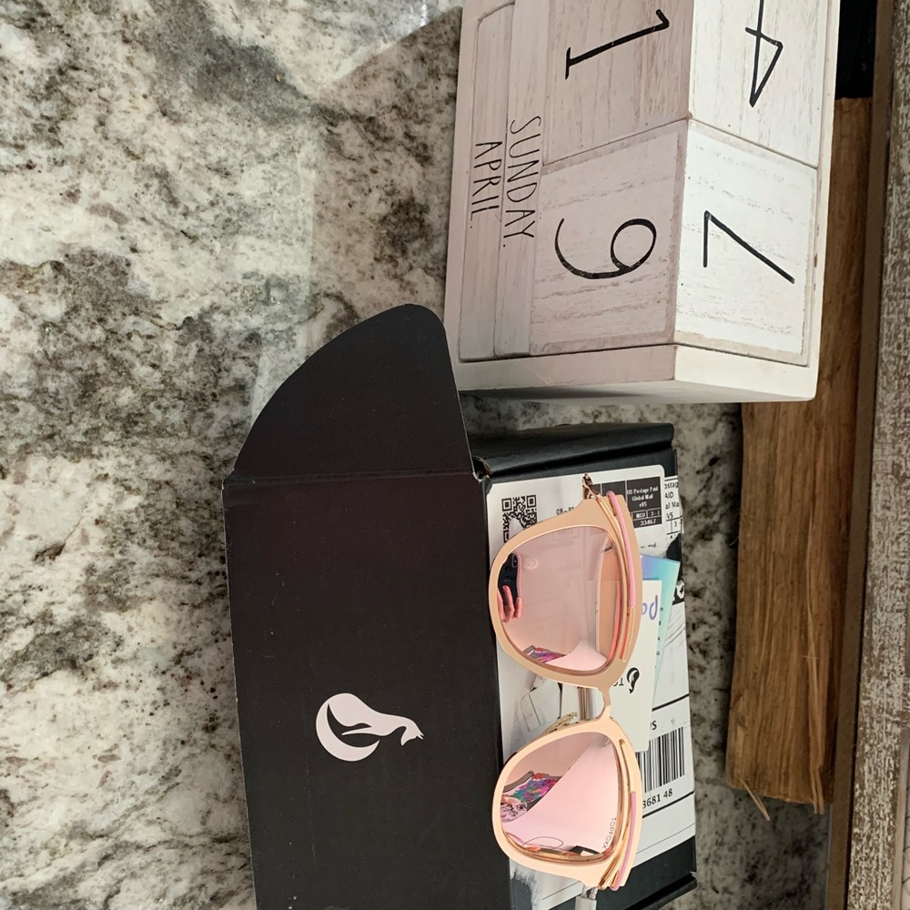 Topfoxx polarized Rose Gold Sunnies